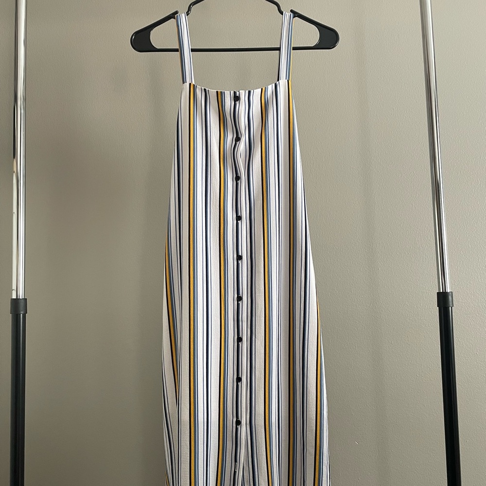 Forever 21 Maxi Button Up Dress with Tie Belt